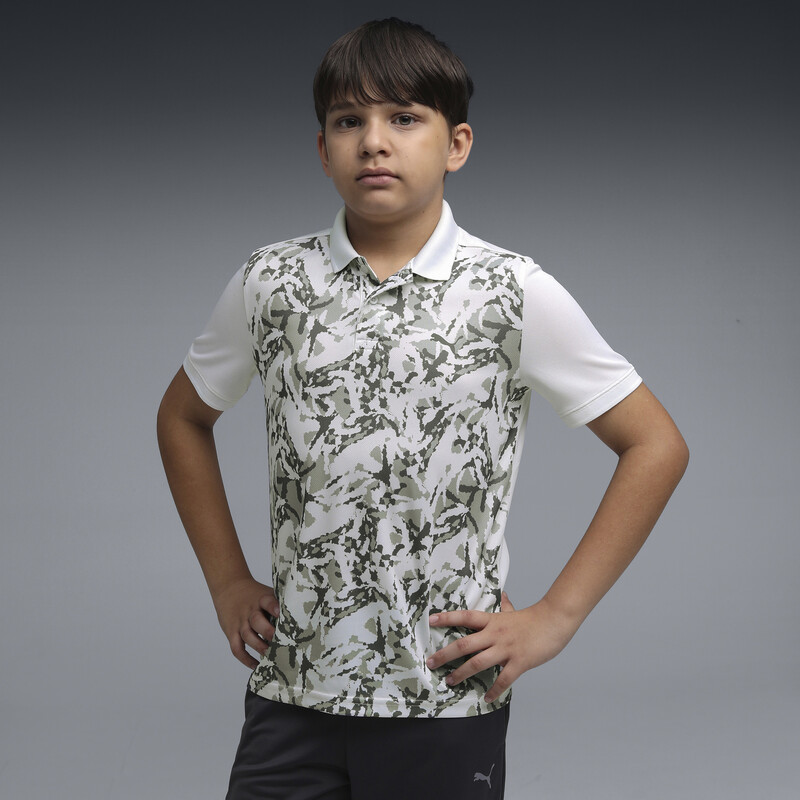 

PUMA Sprint Boys' All Over Print Polo T-shirt