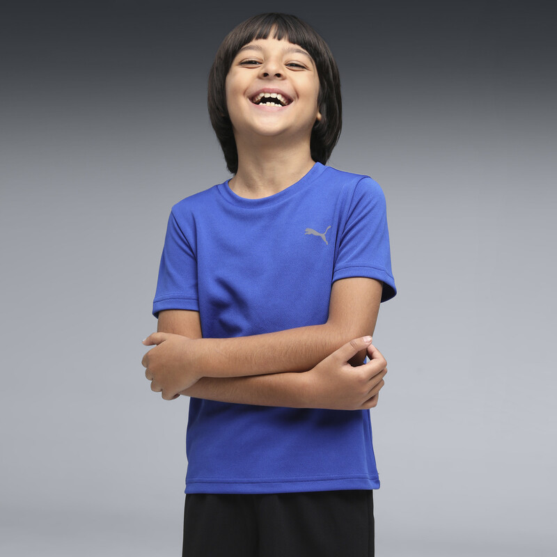 

PUMA Sprint Boys' Sweat-Wicking Crew Tee