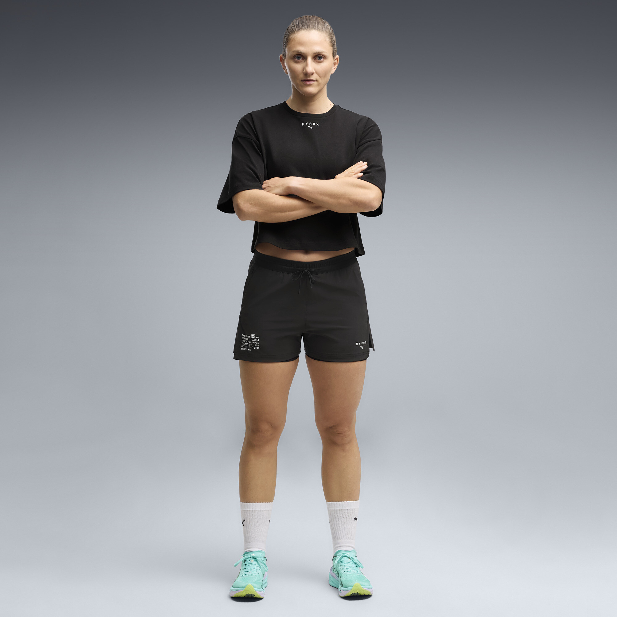 Short 2-en-1 8 cm PUMA x HYROX Femme Accessoires Noir 5XL 65 €
