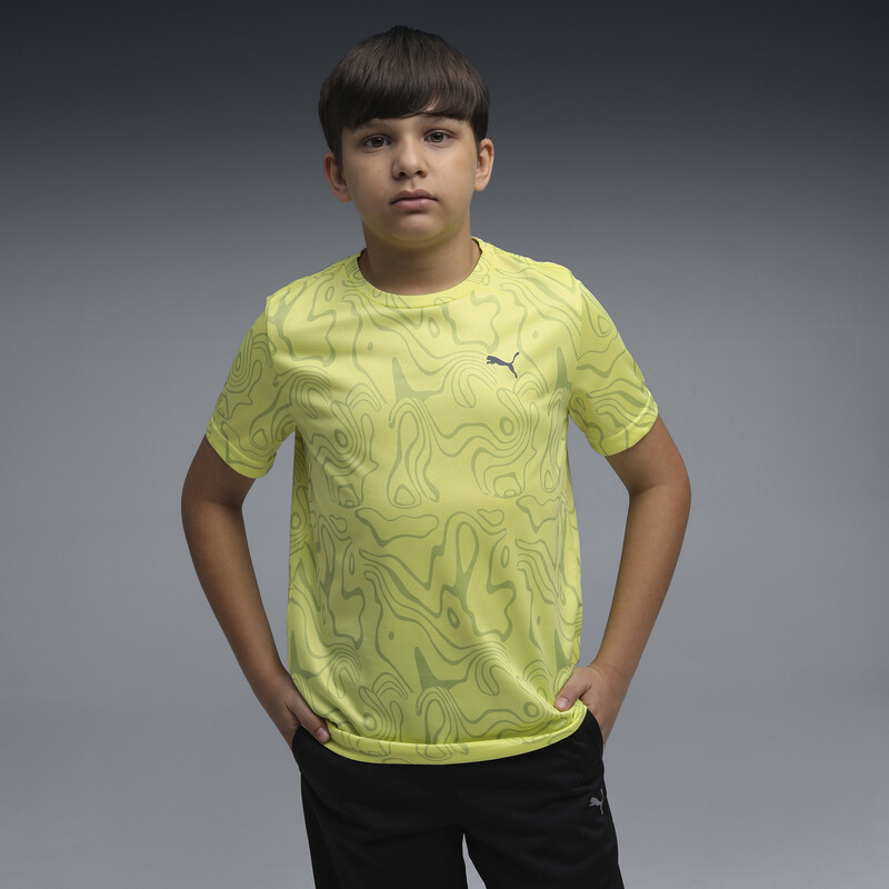 

PUMA Sprint Boys' All-Over-Print Sweat-Wicking Tee