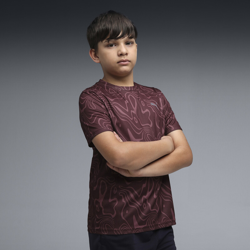 

PUMA Sprint Boys' All-Over-Print Sweat-Wicking Tee