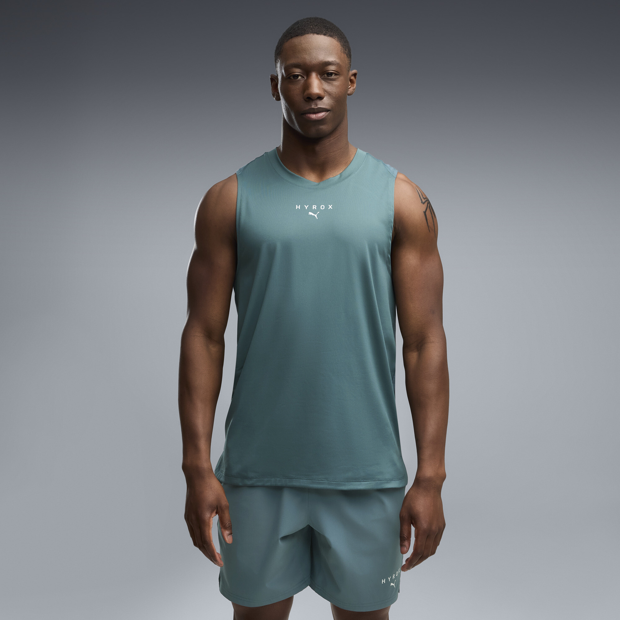 Polera sin mangas PUMA x HYROX CLOUDSPUN para hombre