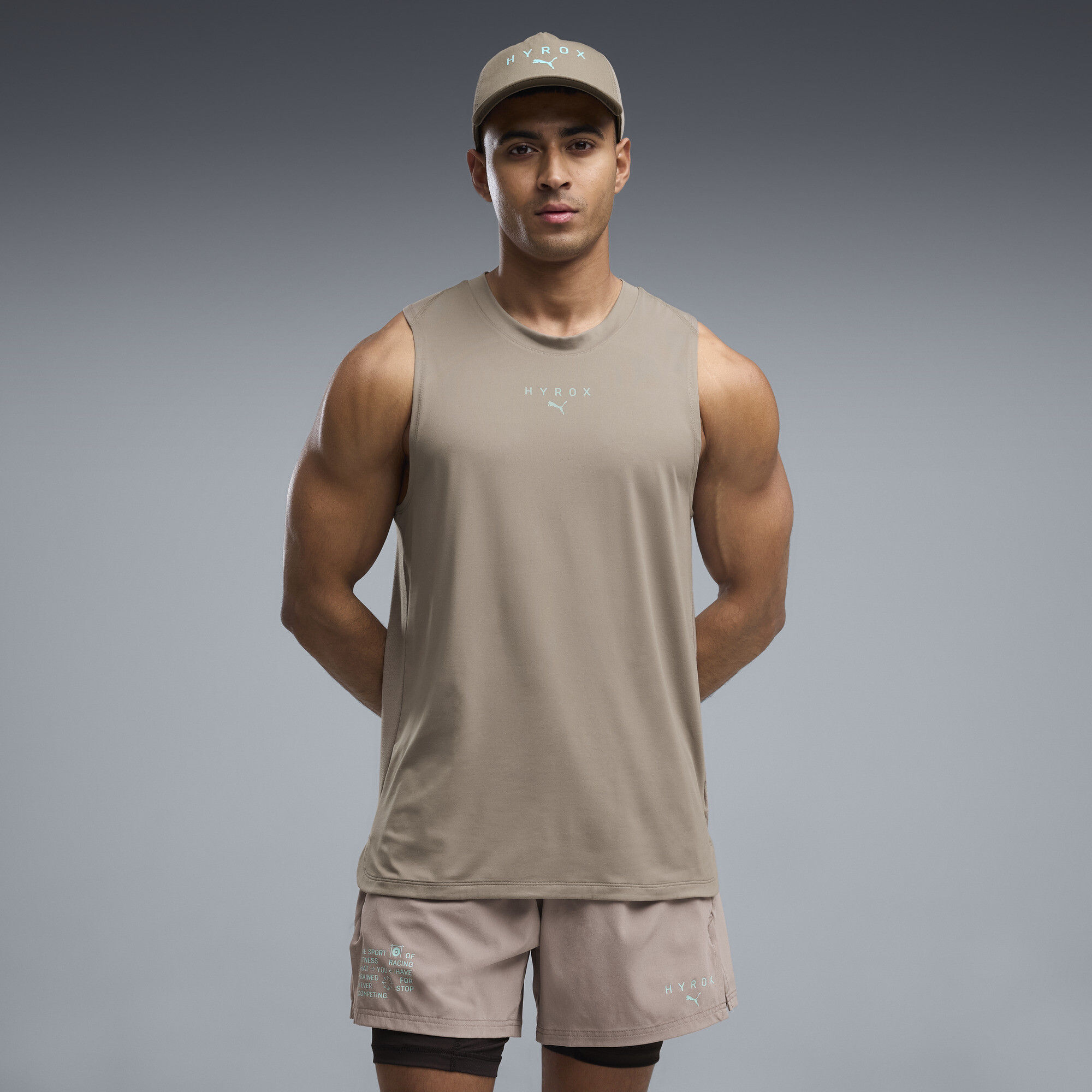 Polera sin mangas PUMA x HYROX CLOUDSPUN para hombre