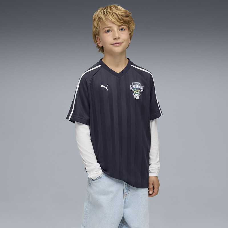PUMA SUPER Boys' V-Neck Relaxed Jersey