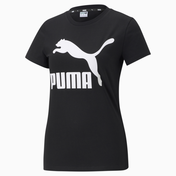 Camiseta Classics Logo para mujer, Puma Black, large-MEX