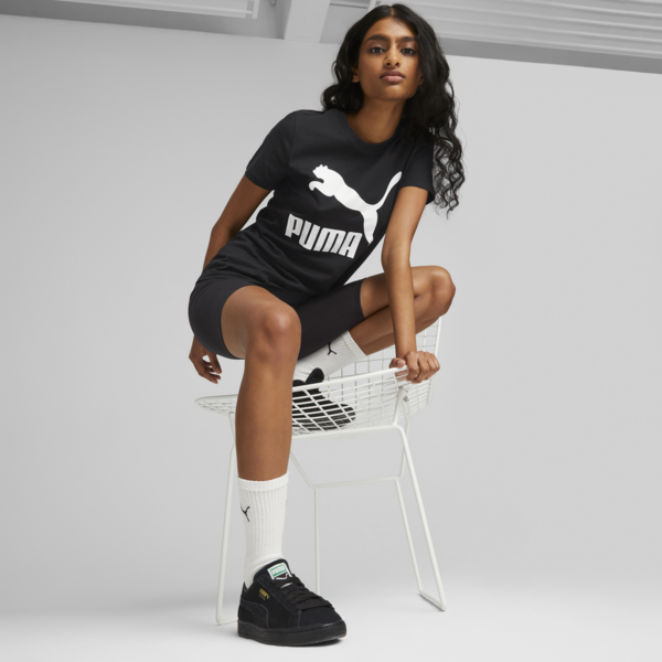 Camiseta Classics Logo para mujer, Puma Black, large-MEX