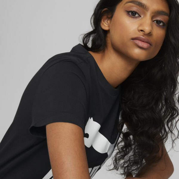 Camiseta Classics Logo para mujer, Puma Black, large-MEX