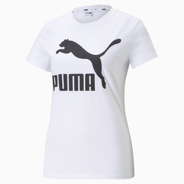Camiseta Classics Logo para mujer, Puma White, large-MEX