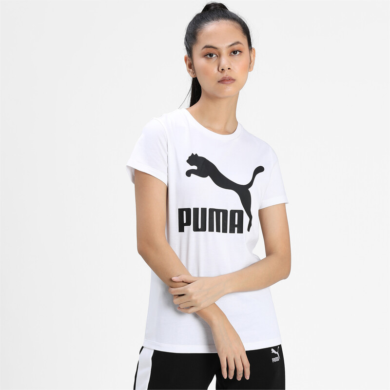 

Women's PUMA Classics Logo T-Shirt, White