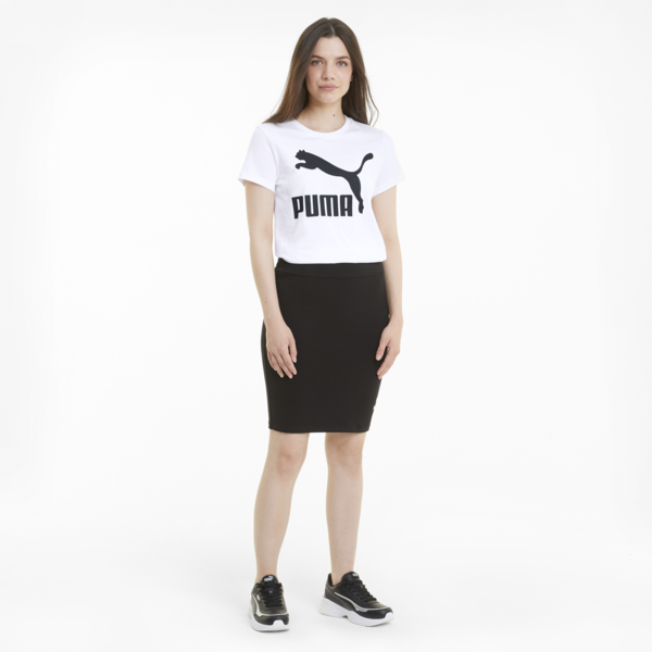 Camiseta Classics Logo para mujer, Puma White, large-MEX