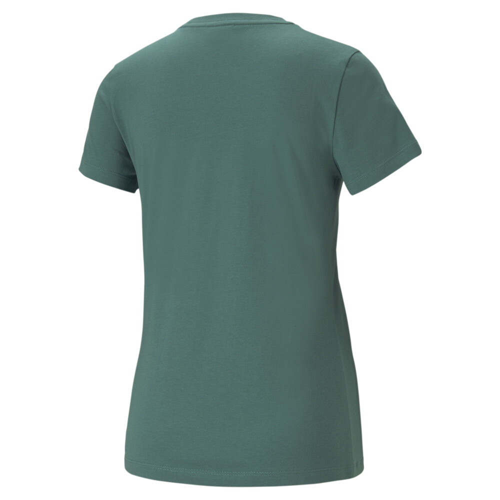 

PUMA - female - Футболка Classics Logo Women's Tee – Blue Spruce –, Зеленый