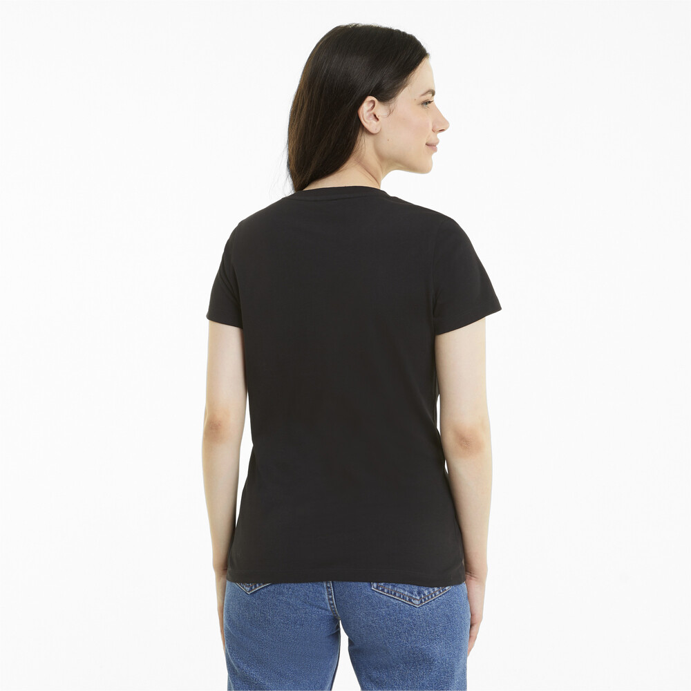 

PUMA - female - Футболка Classics Logo Women' Tee – Puma Black-Metallic –, Черный