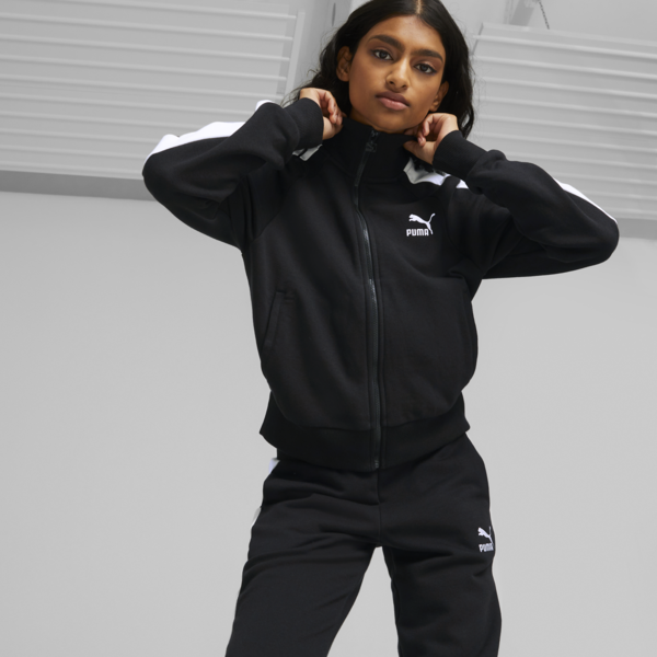 Campera Iconic T7 para mujer, Puma Black, large-ARG