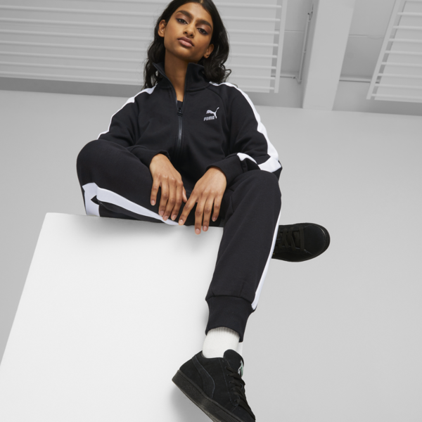 Campera Iconic T7 para mujer, Puma Black, large-ARG