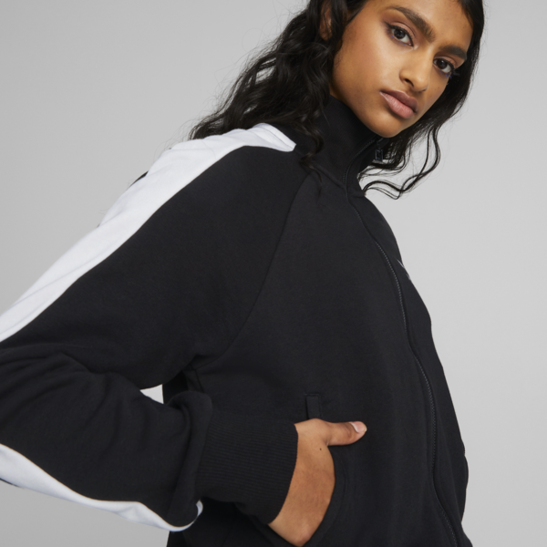 Campera Iconic T7 para mujer, Puma Black, large-ARG