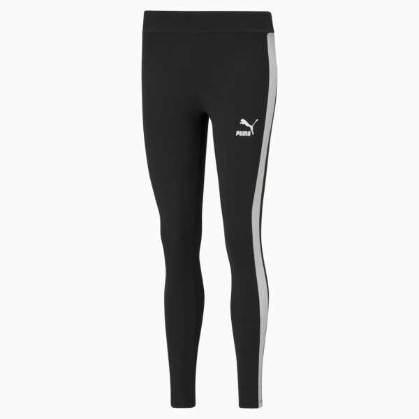 Calzas de tiro medio para mujer Iconic T7, Puma Black, large-ARG