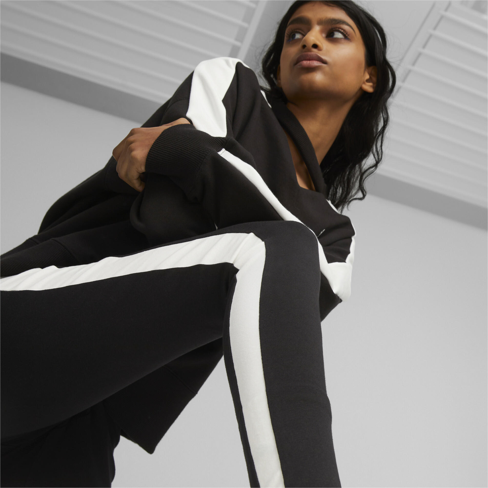 Women's Puma Iconic T7 Mid-Rise's Leggings, Black, Size 3XL, Clothing