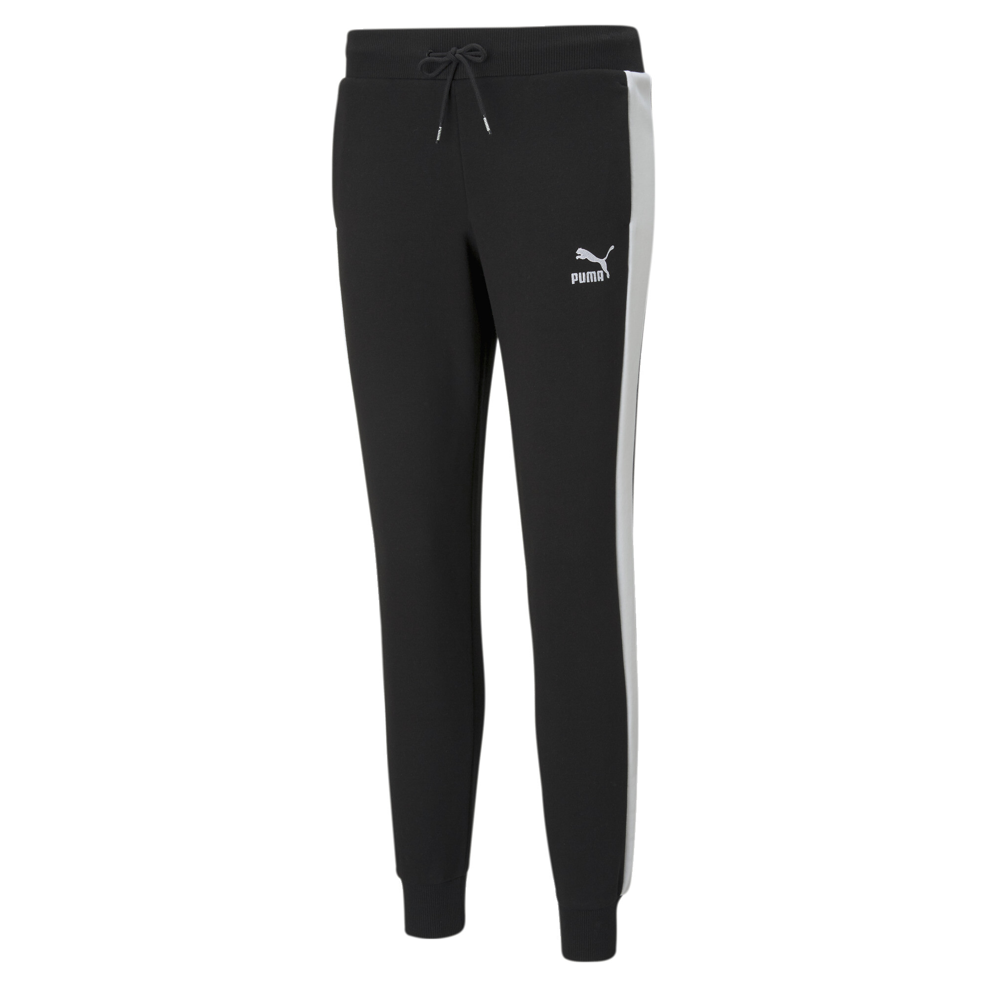 Women's Puma Iconic T7's Track Pants, Black, Size M, Clothing