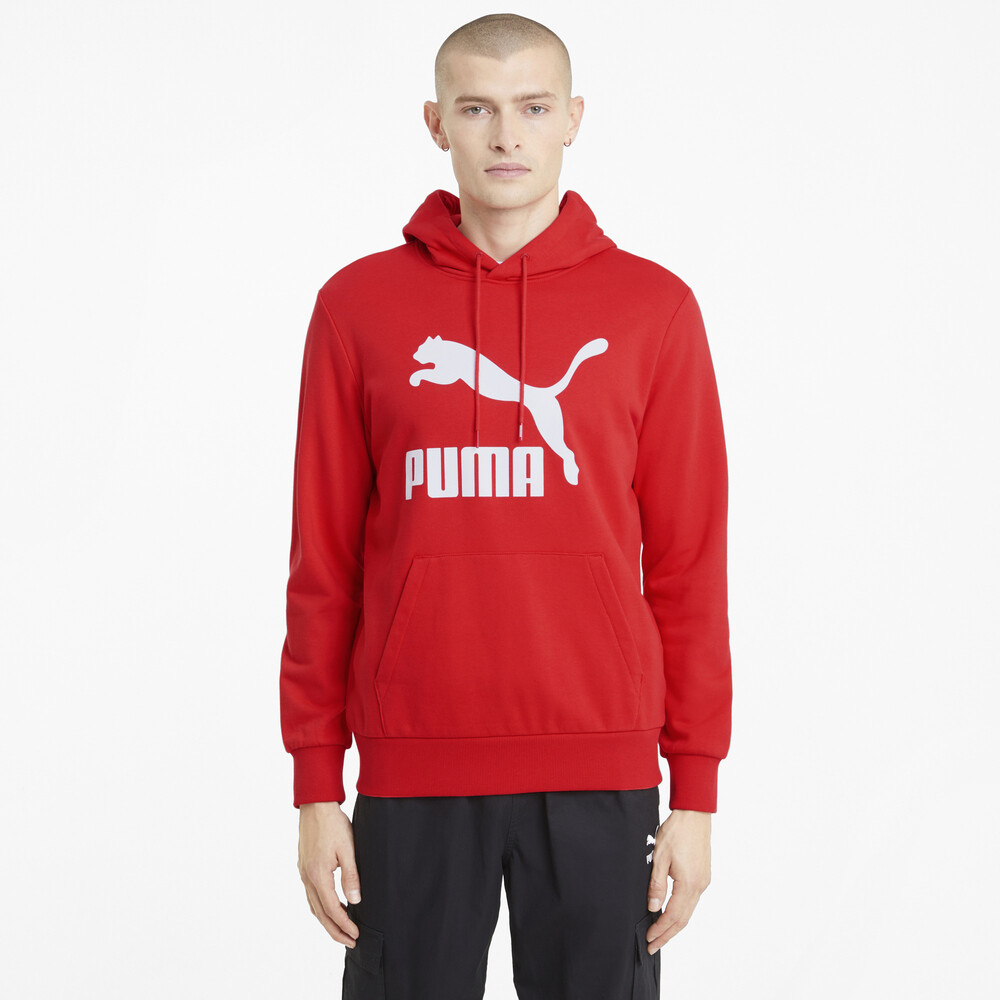 Classics Men's Logo Hoodie | Red - PUMA