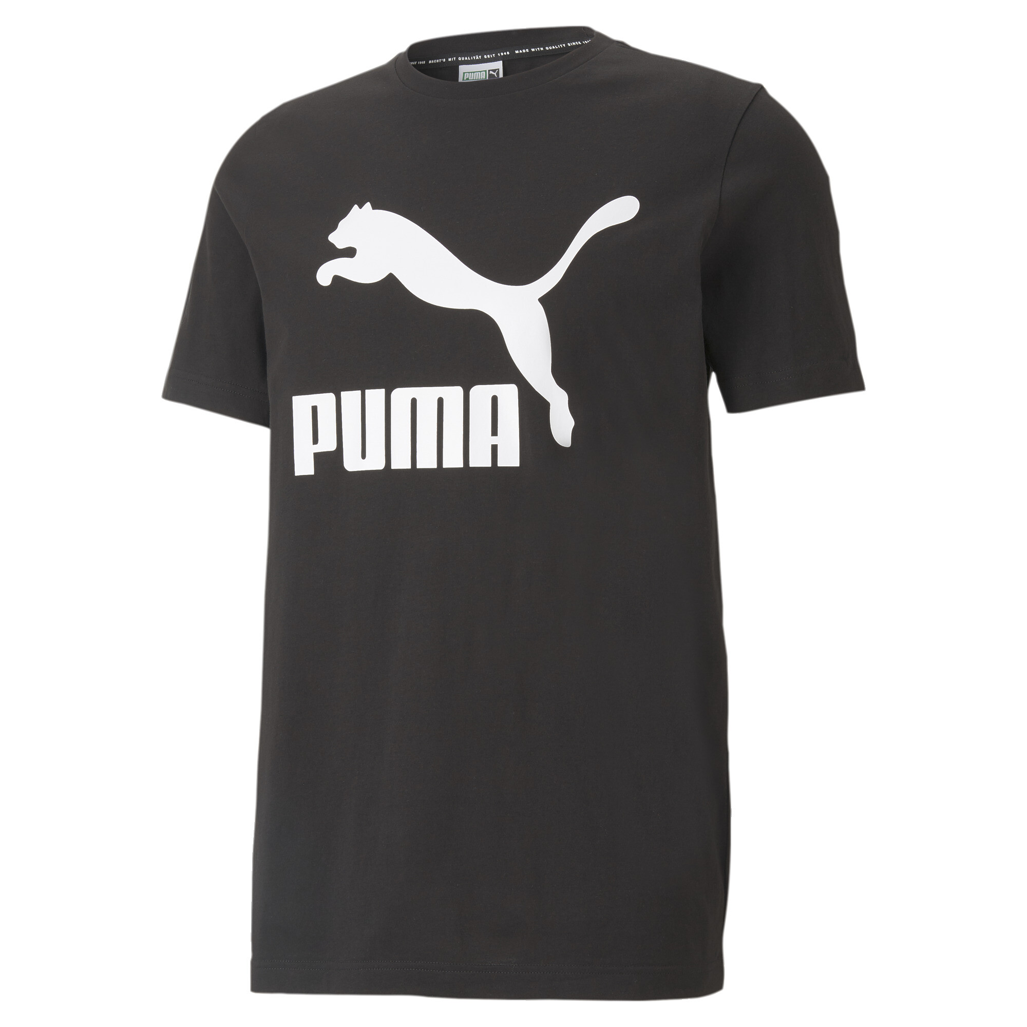 Men's Puma Classics's Logo T-Shirt, Black, Size S, Clothing