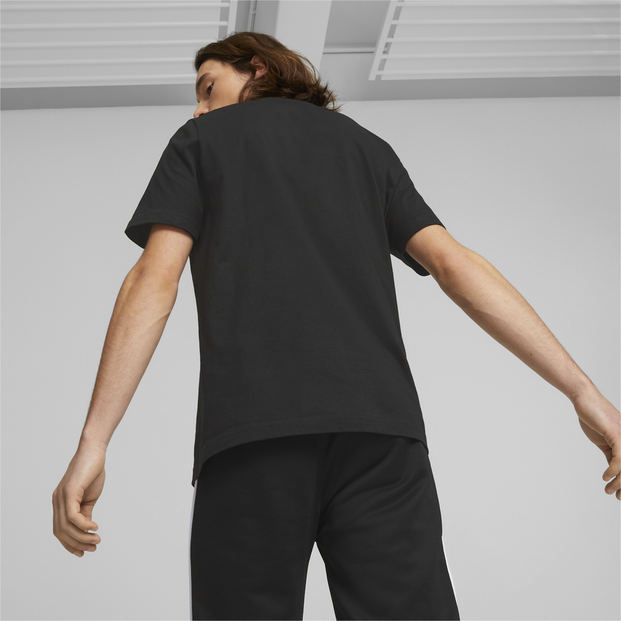 Men's Puma Classics's Logo T-Shirt, Black, Size XL, Clothing