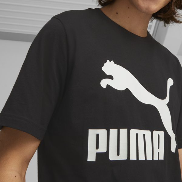 Playera Classics Logo PUMA para Hombre, Puma Black, large-MEX