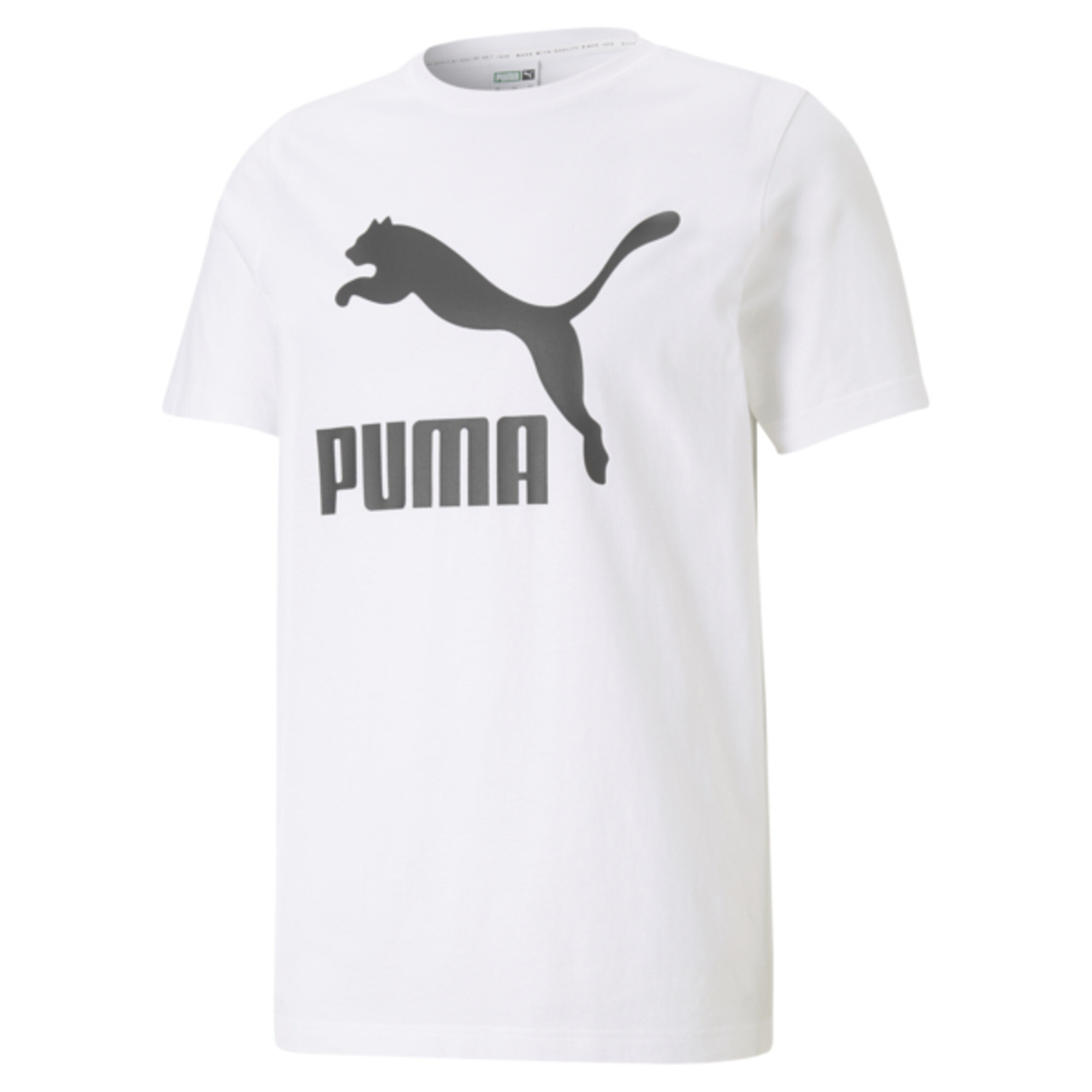 Men's PUMA Classics Logo T-Shirt In White, Size Medium