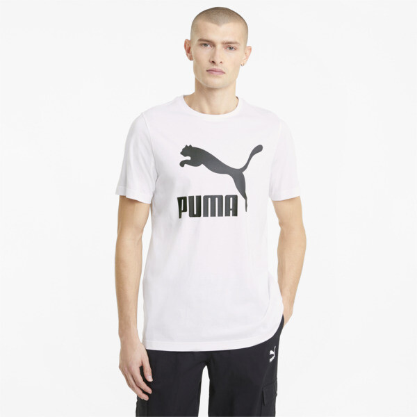 Puma Classics Men's Logo T-shirt In White