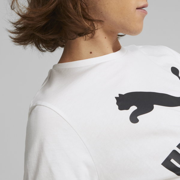 Playera Classics Logo PUMA para Hombre, Puma White, large-MEX