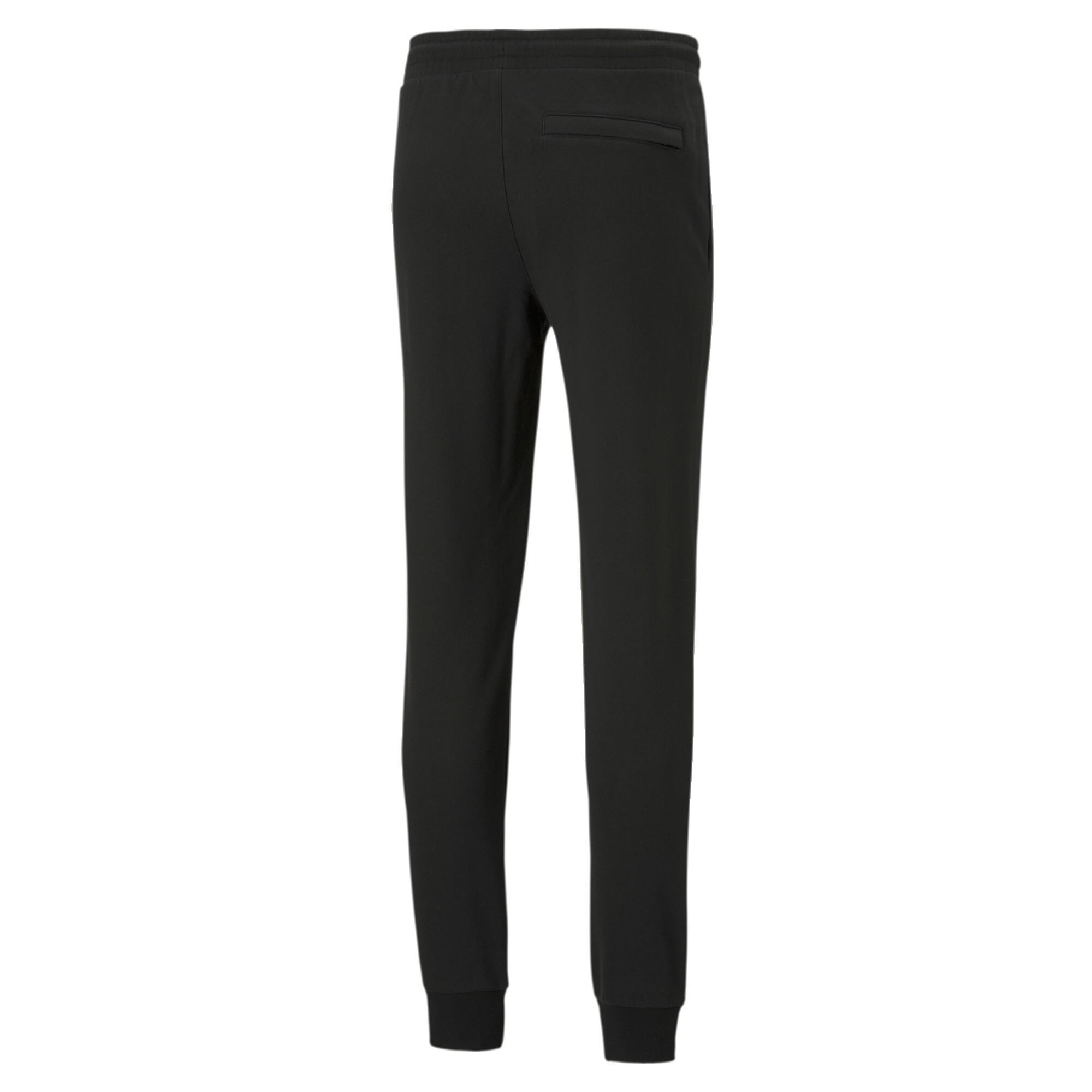 Men's PUMA Classics Cuffed Sweatpants In Black, Size 2XL