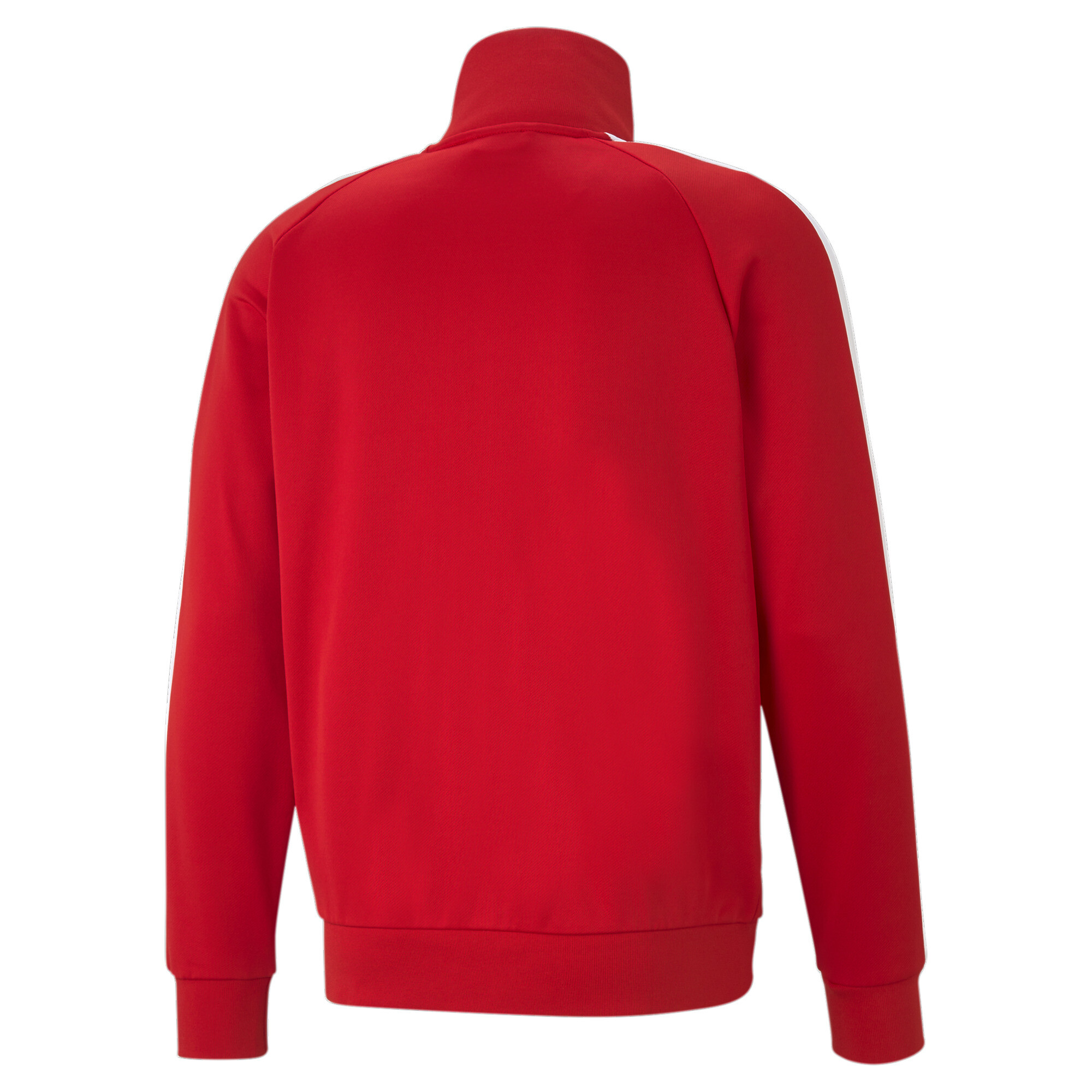 Men's PUMA Iconic T7 Track Jacket In Red, Size 2XL