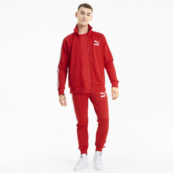 Iconic T7 Track Jacket Men red PUMA