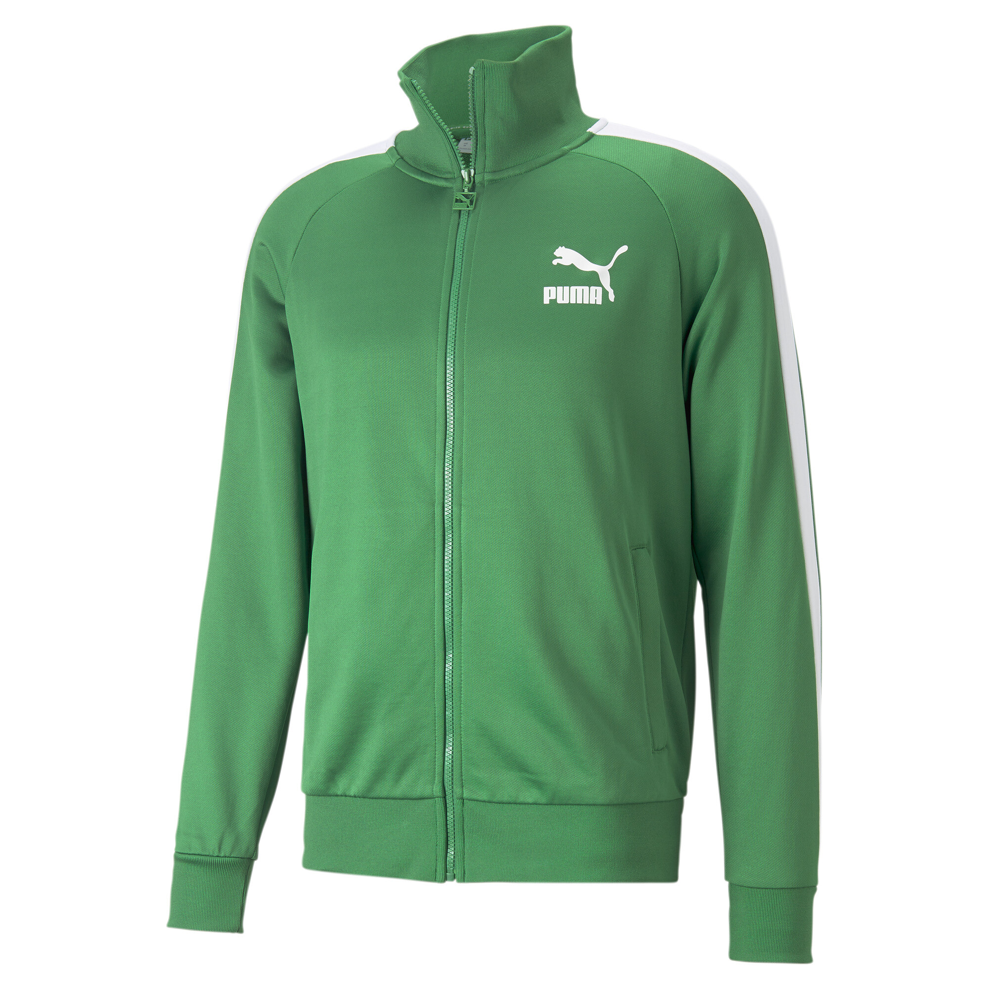 Puma Iconic T7 Trainingsjacke Herren | Mit Plain | Amazon Green | Größe: XXL