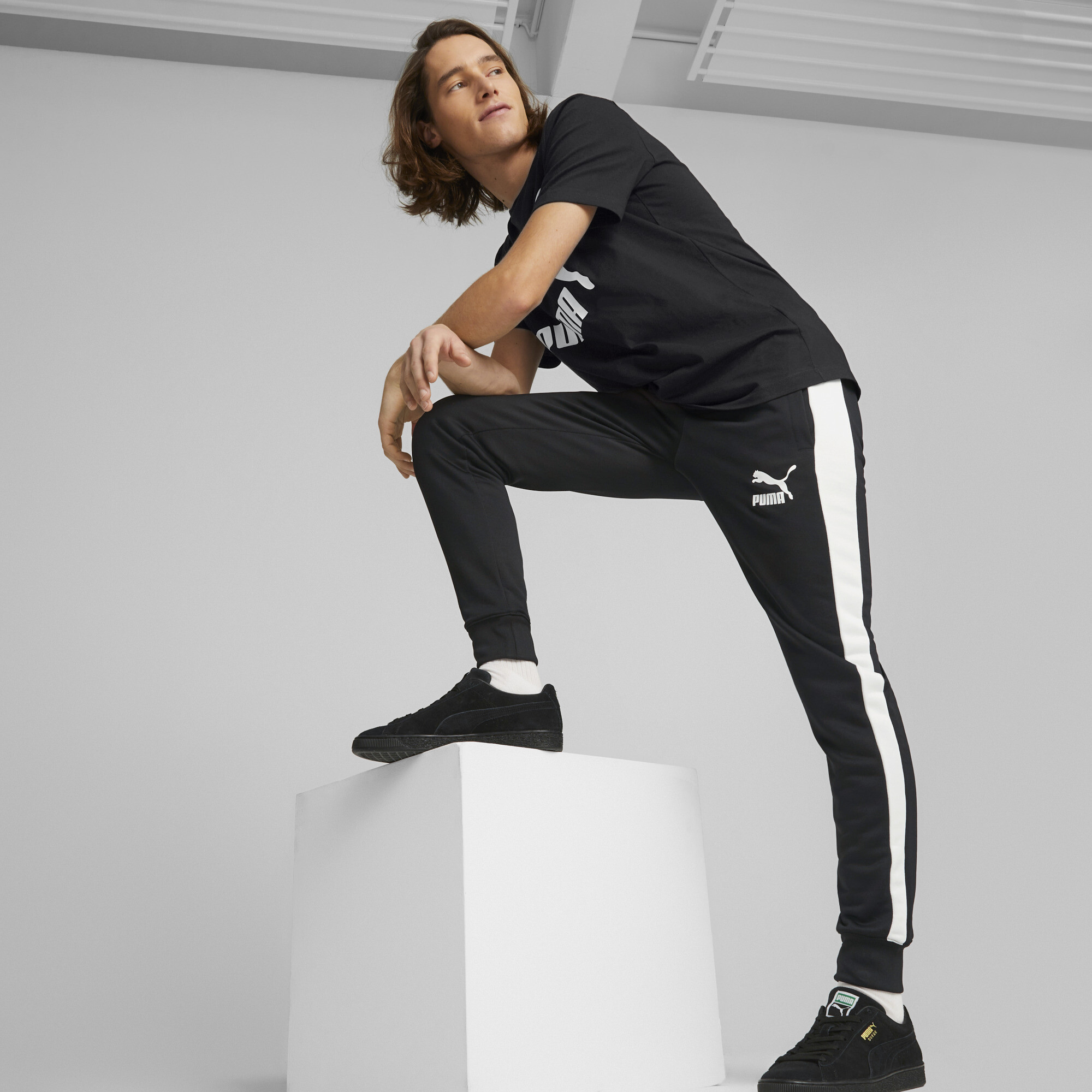 Puma track shop pants mens