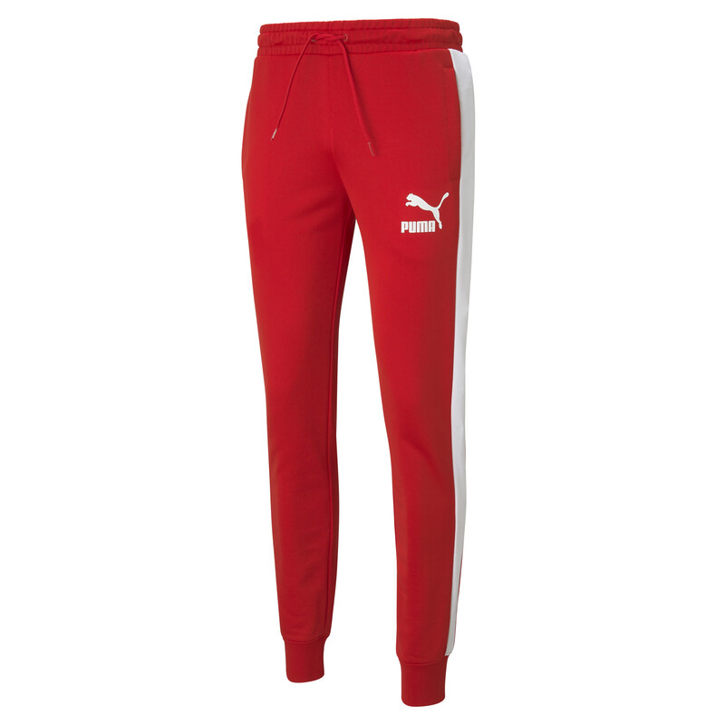 Men's PUMA Iconic T7 Slim Fit Track Cotton Pants