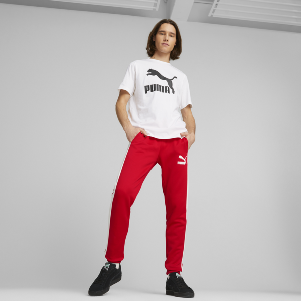 Pants deportivos Iconic T7 para hombre, High Risk Red, large-MEX