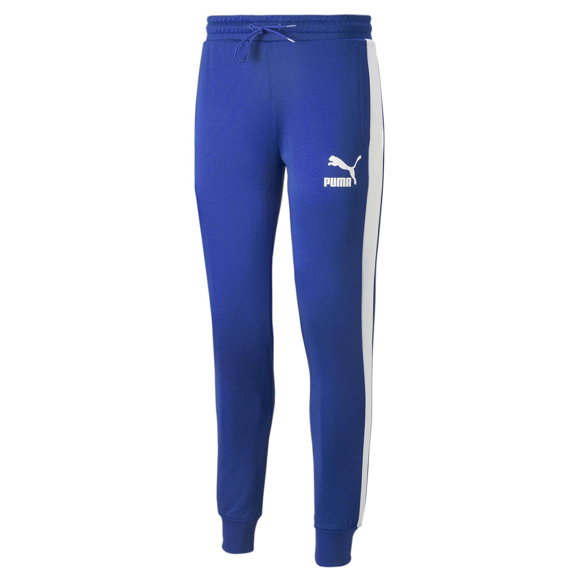 Men's Puma Iconic T7's Track Pants, Blue, Size XL, Clothing