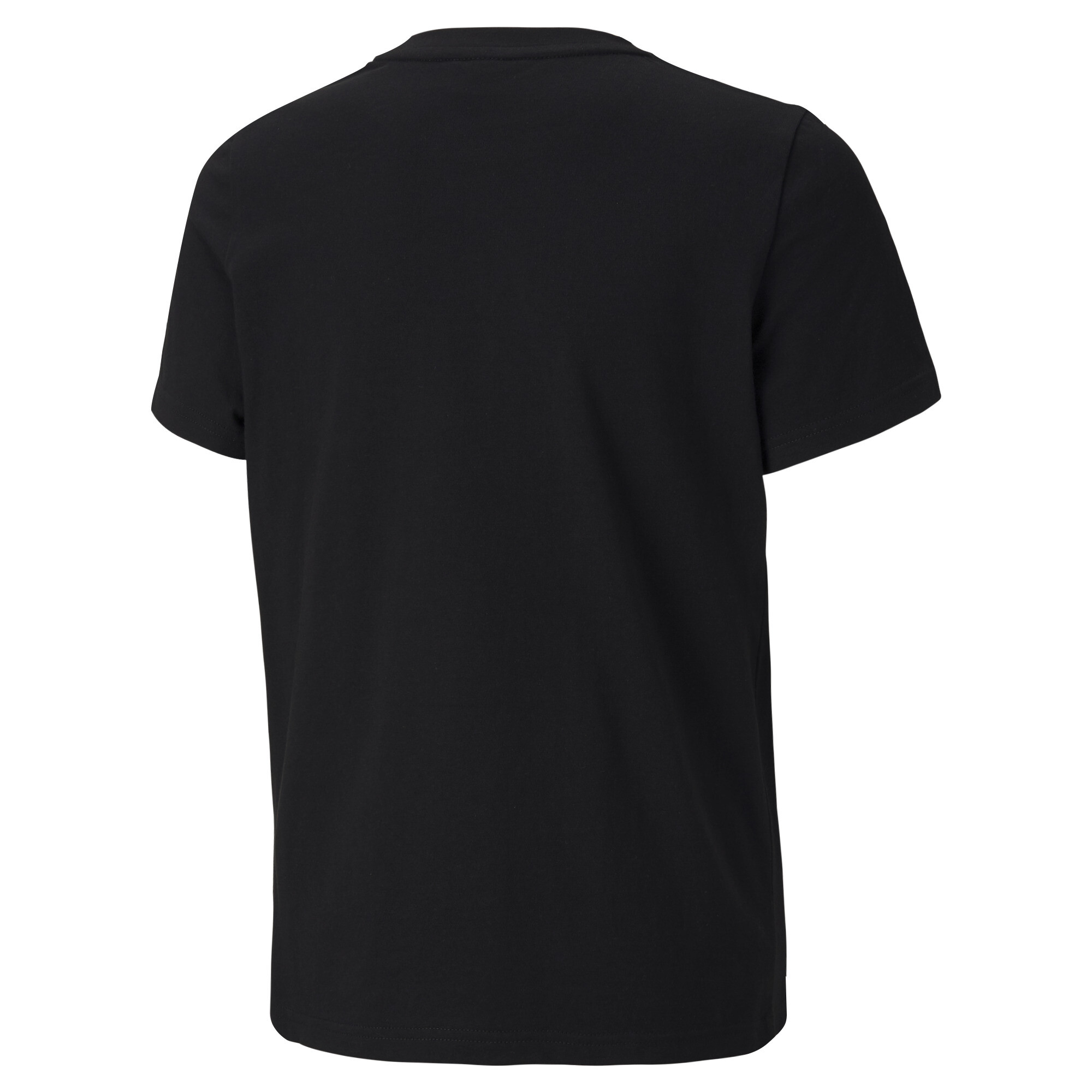 PUMA Classics B T-Shirt In Black, Size 13-14 Youth, Cotton