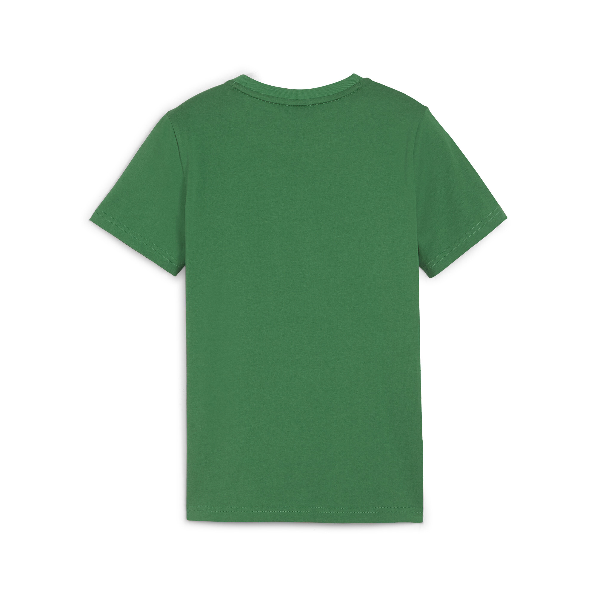 PUMA Classics B T-Shirt In Green, Size 7-8 Youth