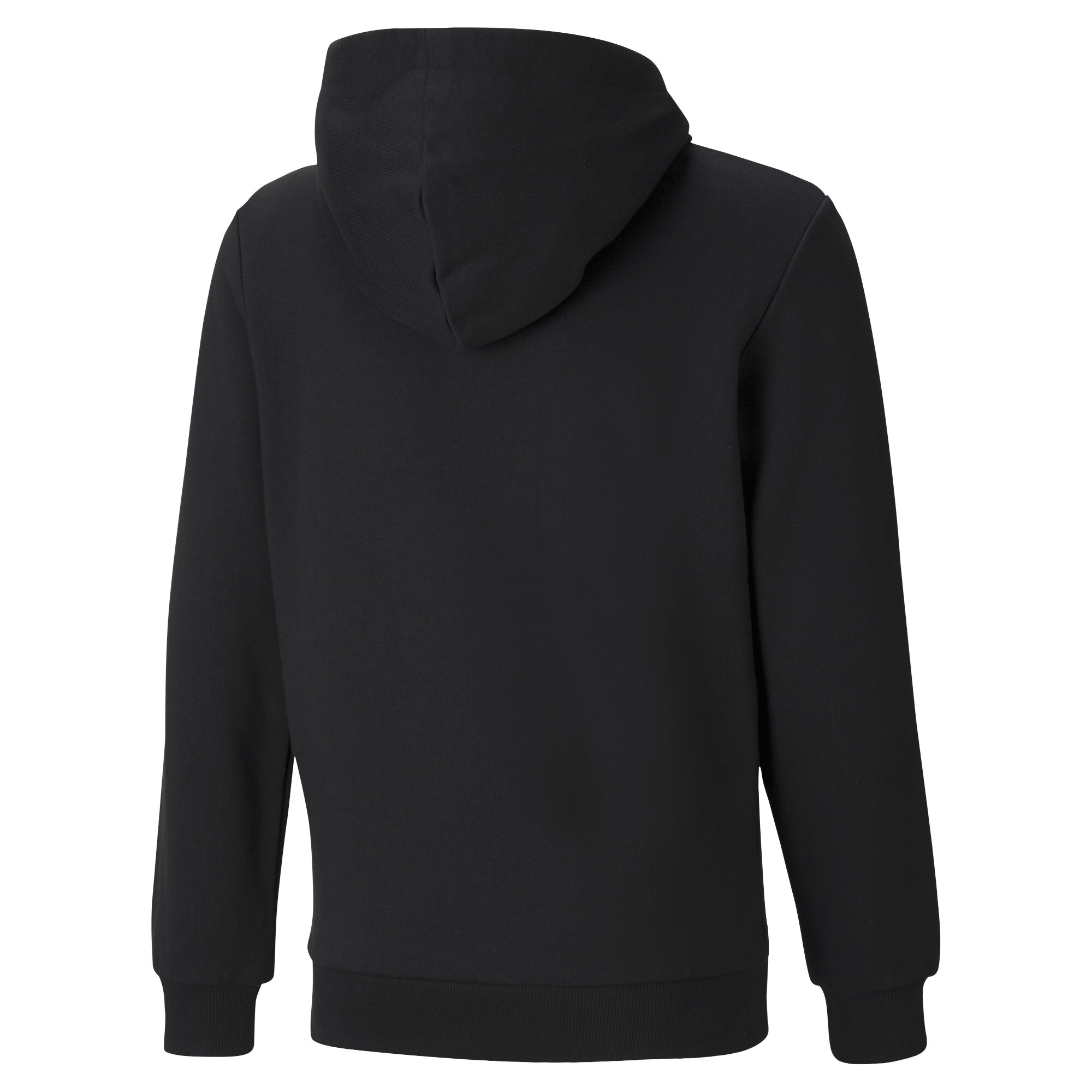 PUMA Classics Logo Hoodie In Black, Size 7-8 Youth, Cotton