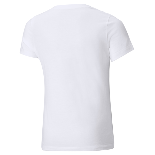 Classics Logo Youth Tee, Puma White, large-MEX