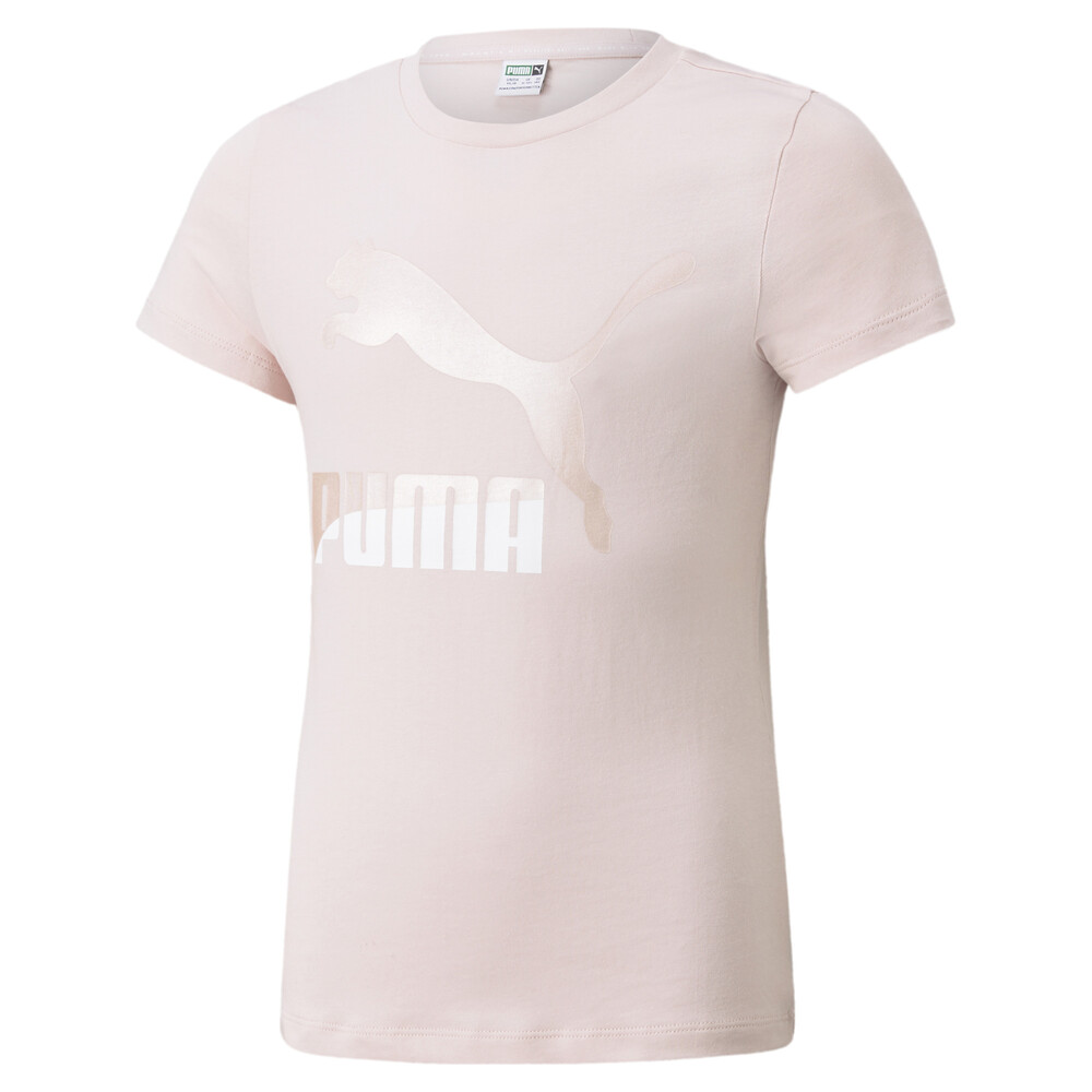 фото Детская футболка classics logo youth tee puma