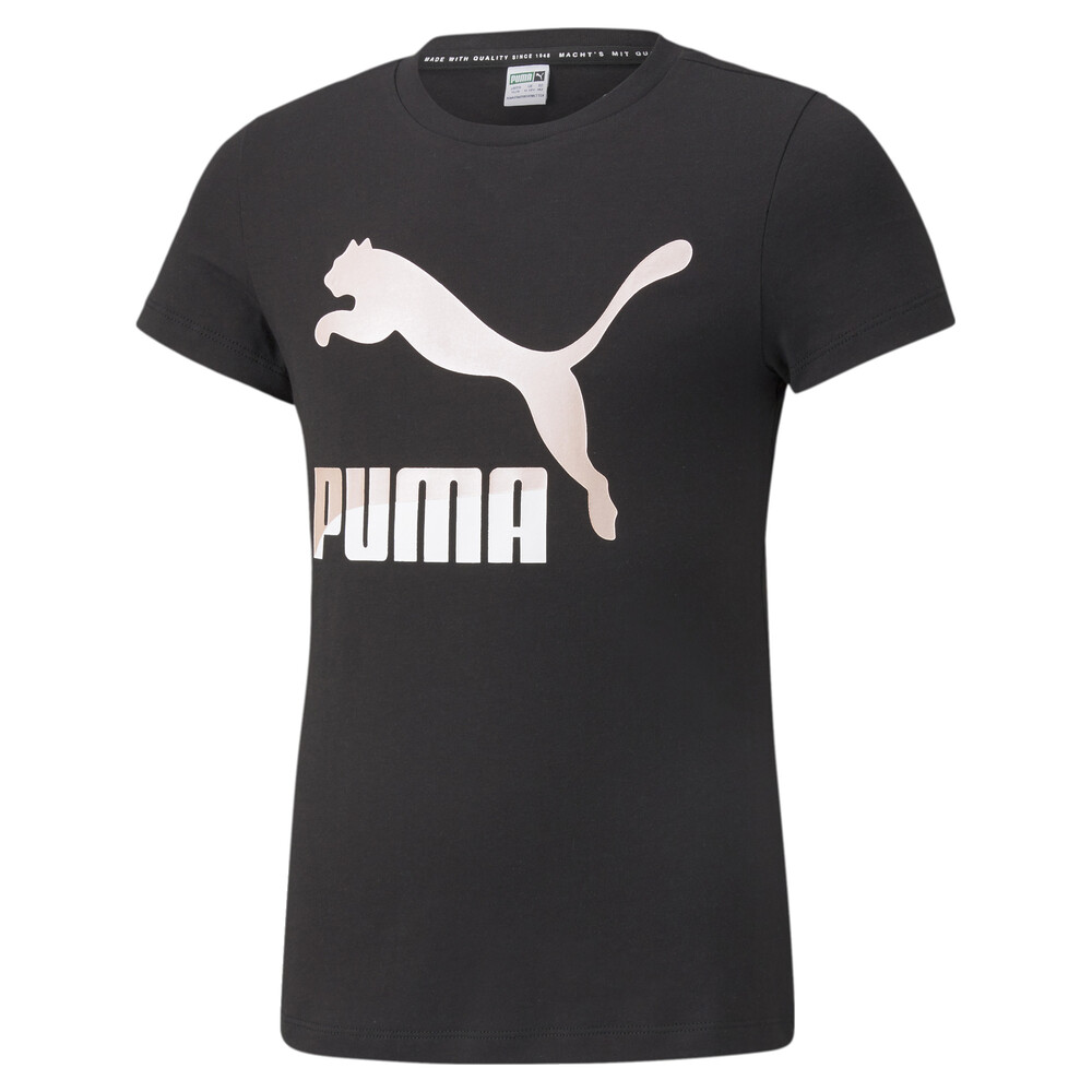 фото Детская футболка classics logo youth tee puma