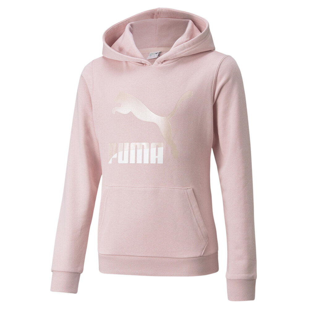 фото Детская толстовка classics logo youth hoodie puma