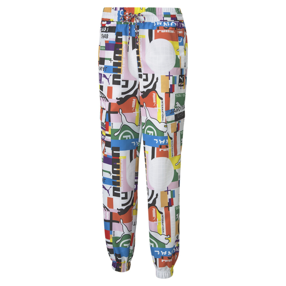 фото Штаны puma international printed woven women's track pants