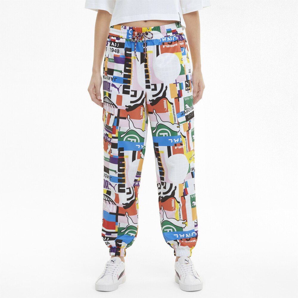 фото Штаны puma international printed woven women's track pants