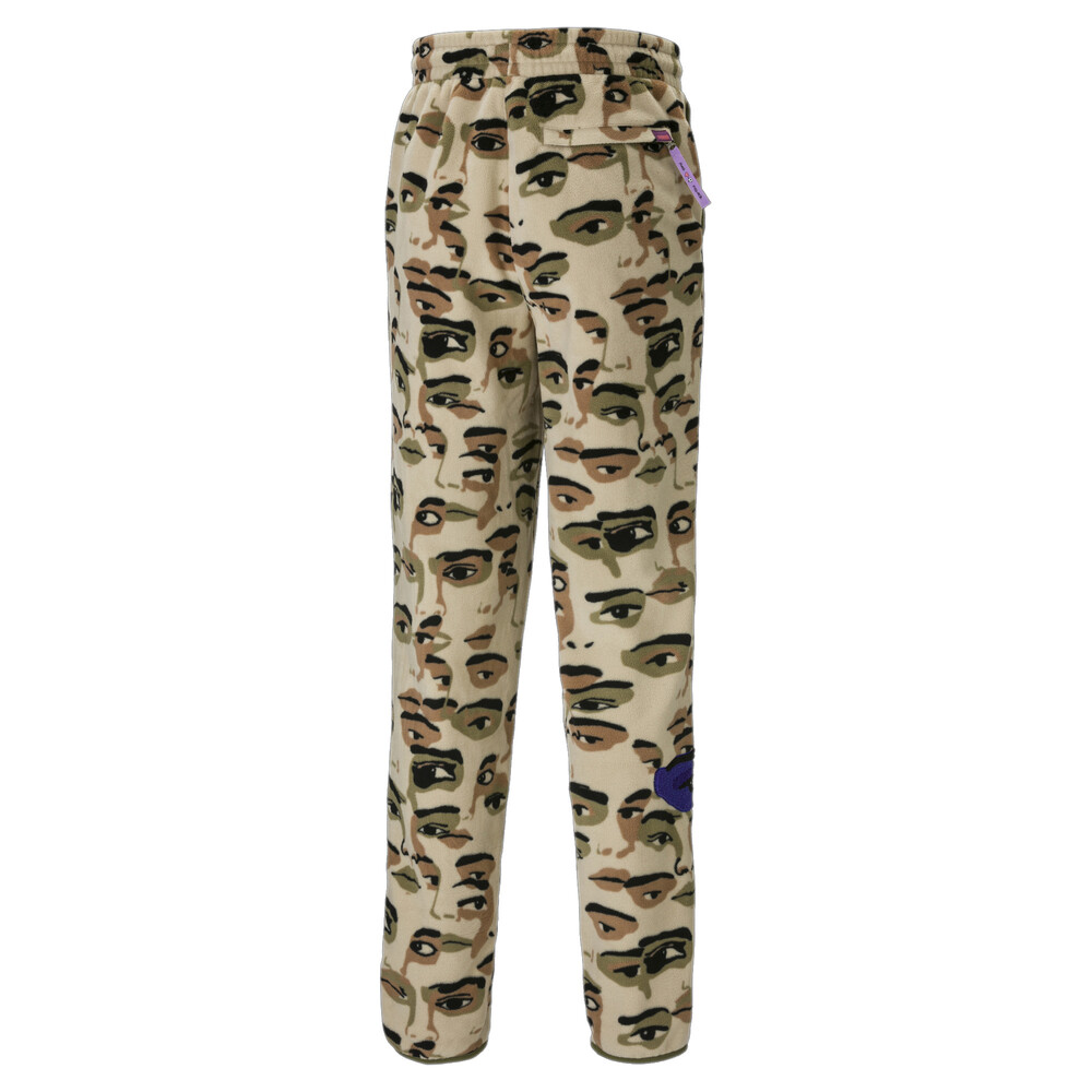 

PUMA - male - Штаны PUMA x KidSuper Printed Fleece Men' Pants – Pale Khaki-AOP –, Бежевый