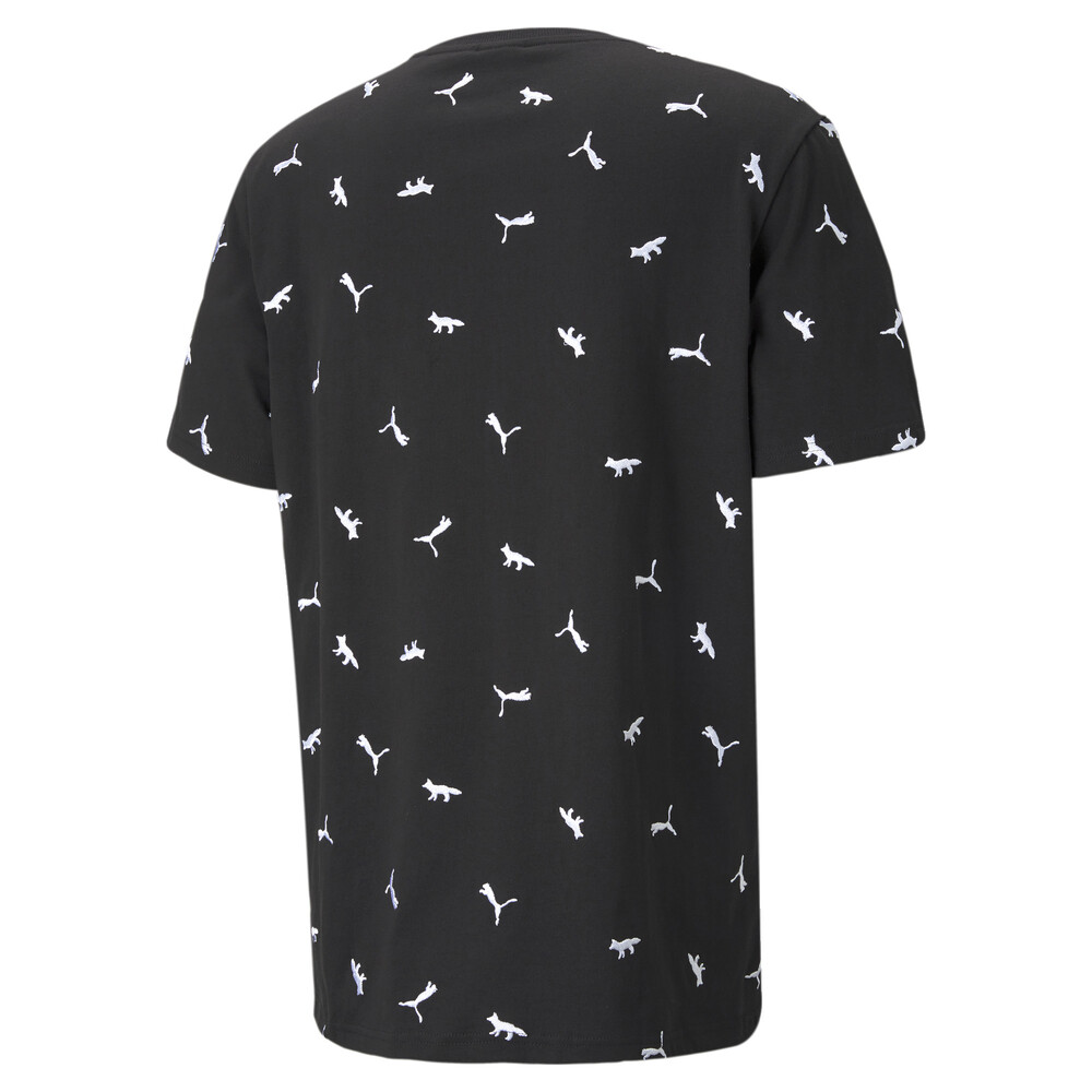 

PUMA - Футболка PUMA x MAISON KITSUNÉ Printed Tee – Puma Black-AOP –, Черный