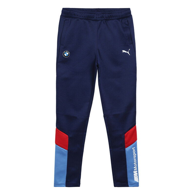 

PUMA BMW M Motorsport MCS Youth Track Pants, Black/red/blue