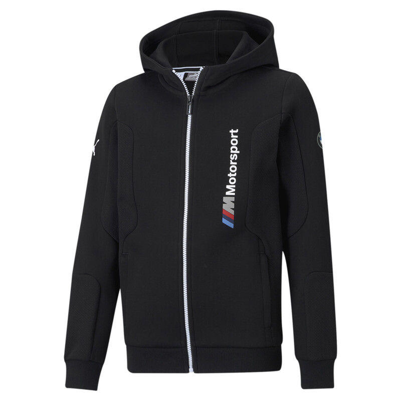 

PUMA BMW M Motorsport Youth Sweat Jacket, Black